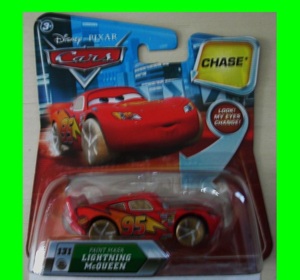 Disney Pixar Cars Paint Mask Lightning McQueen #131 Chase Car